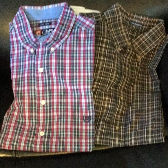 Two- Chaps Designer Button Up Shirts like new - Picture 8 of 8